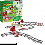 LEGO DUPLO Train Tracks 10882 Building Blocks 23 Piece  B07BHGS2Z7